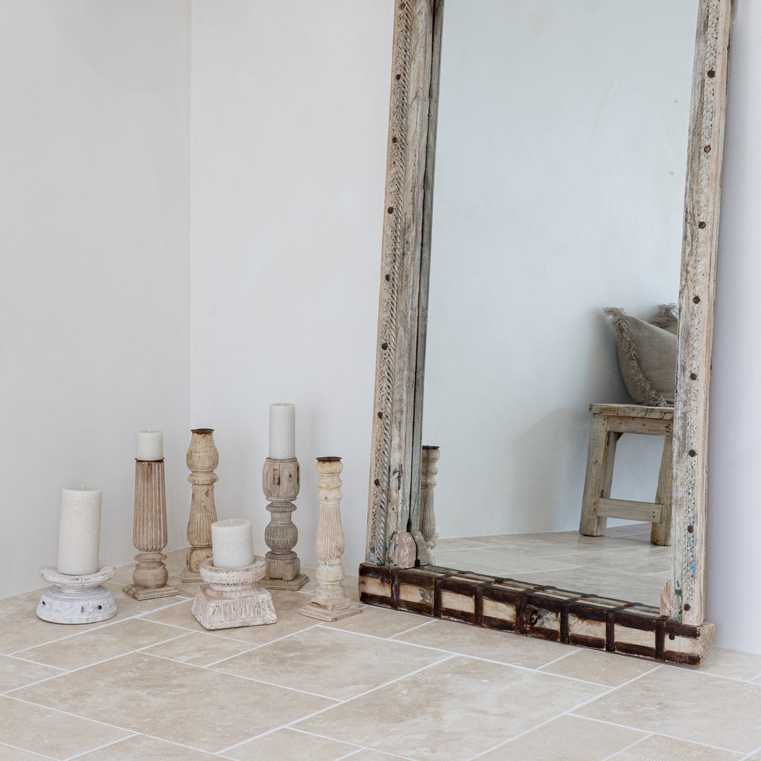 'Lahar' Vintage Indian Doorframe Mirror