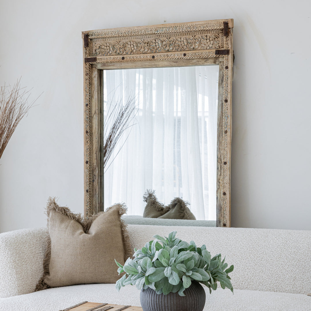'Lahar' Vintage Indian Doorframe Mirror