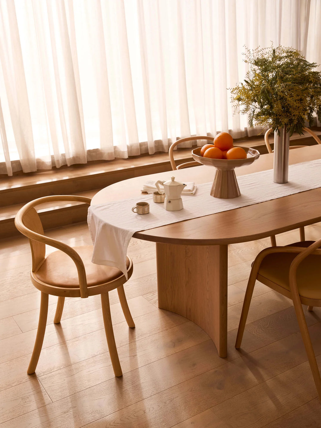 Terrace White Table Runner