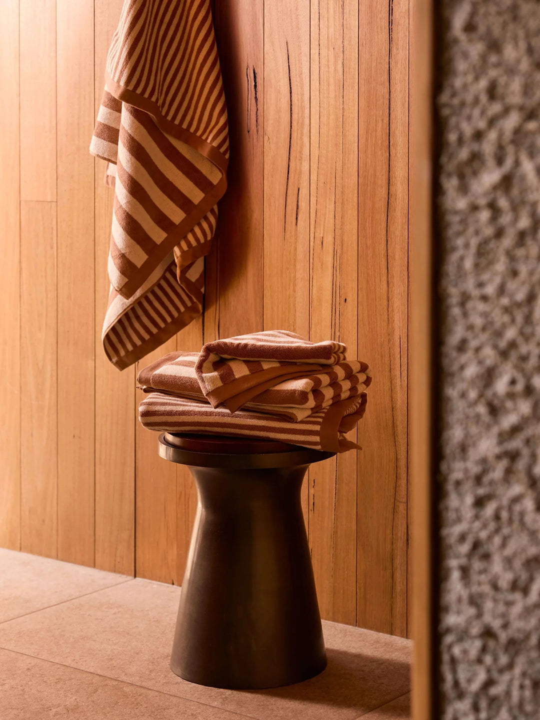 Raye Terracotta Towel Collection