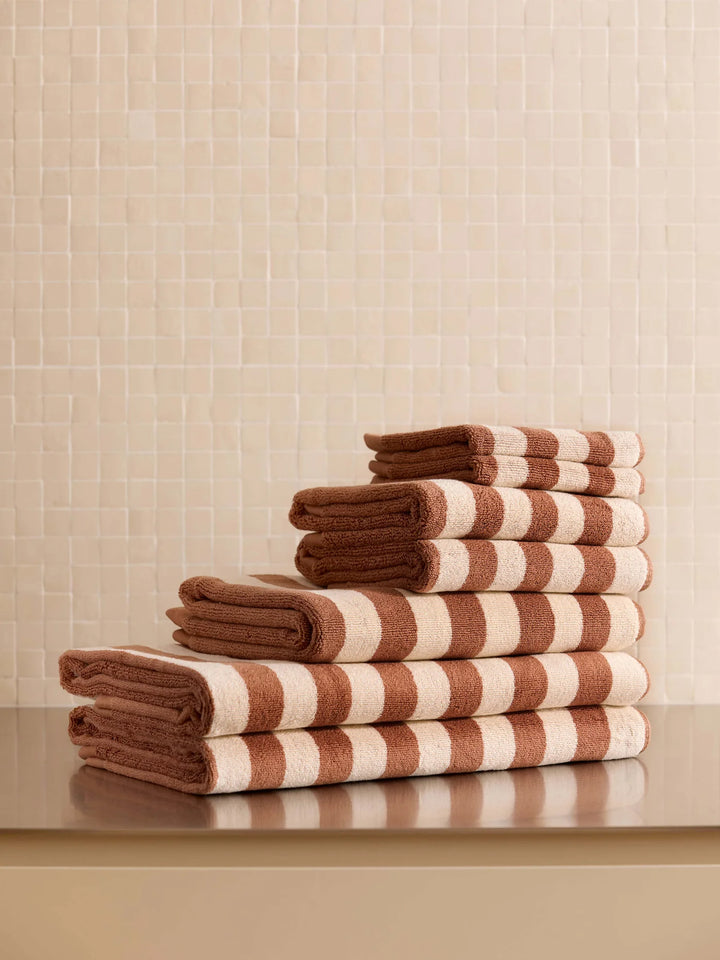 Raye Terracotta Towel Collection