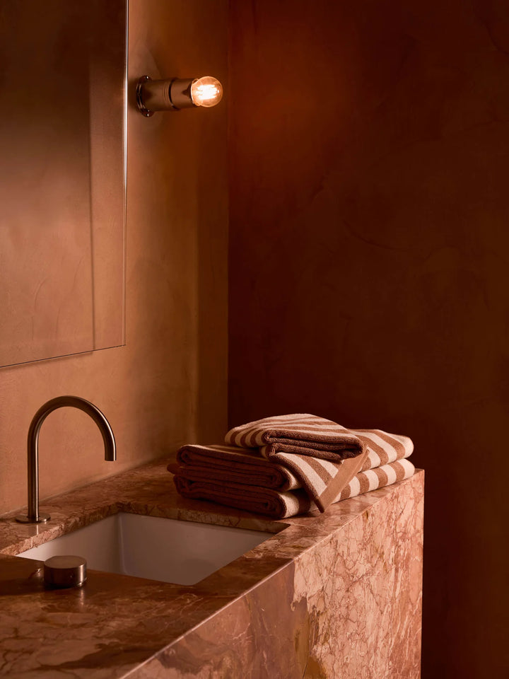Raye Terracotta Towel Collection