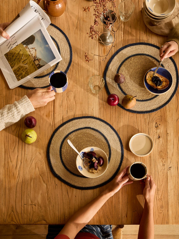 Sabine Indigo Woven Placemat - Set of 4
