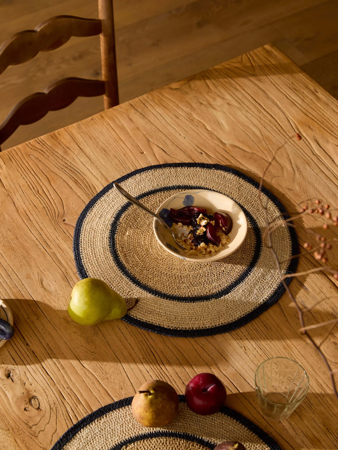 Sabine Indigo Woven Placemat - Set of 4