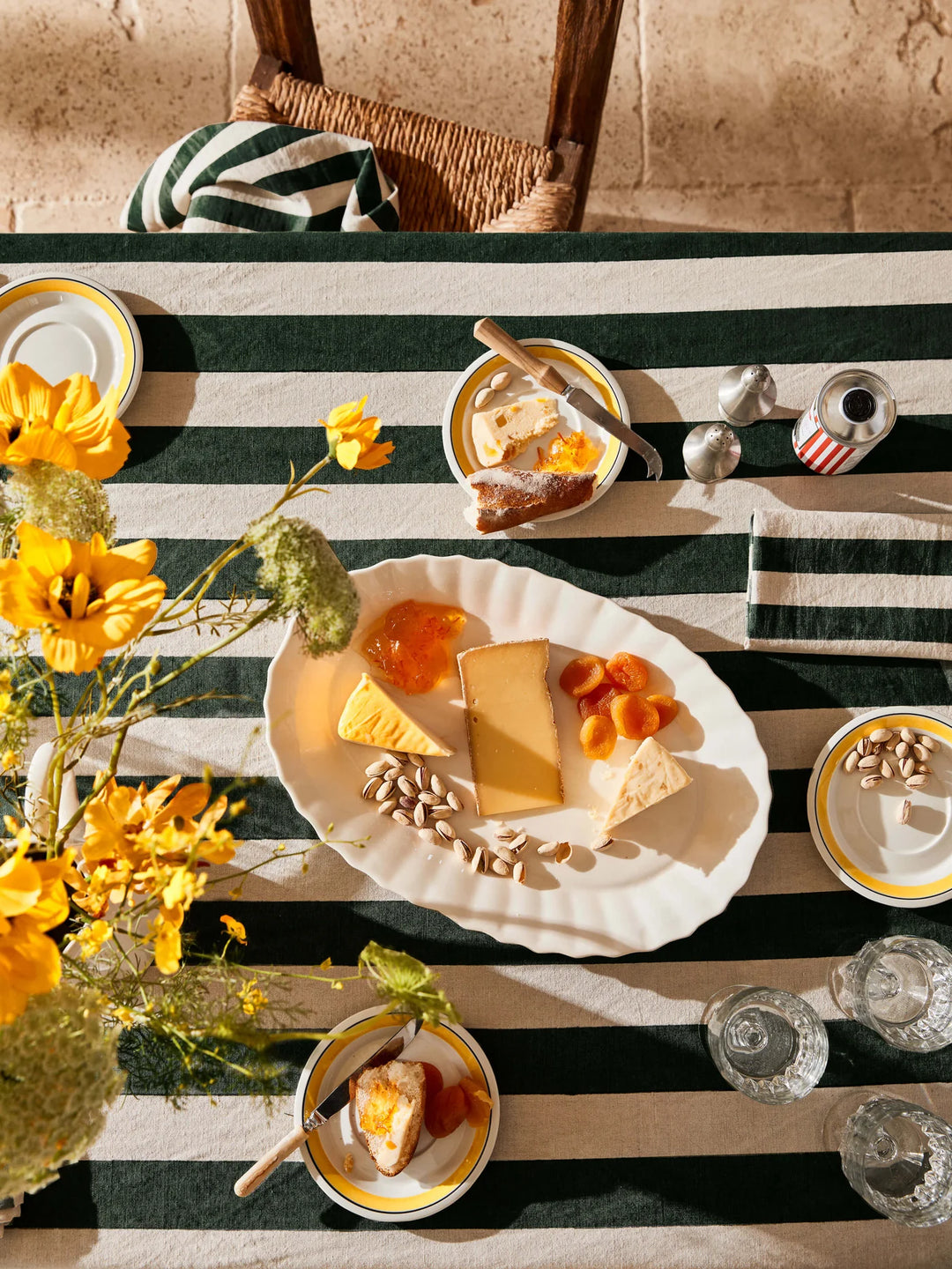 Riviera Jade Table Cloth - Extra Large 150x400cm