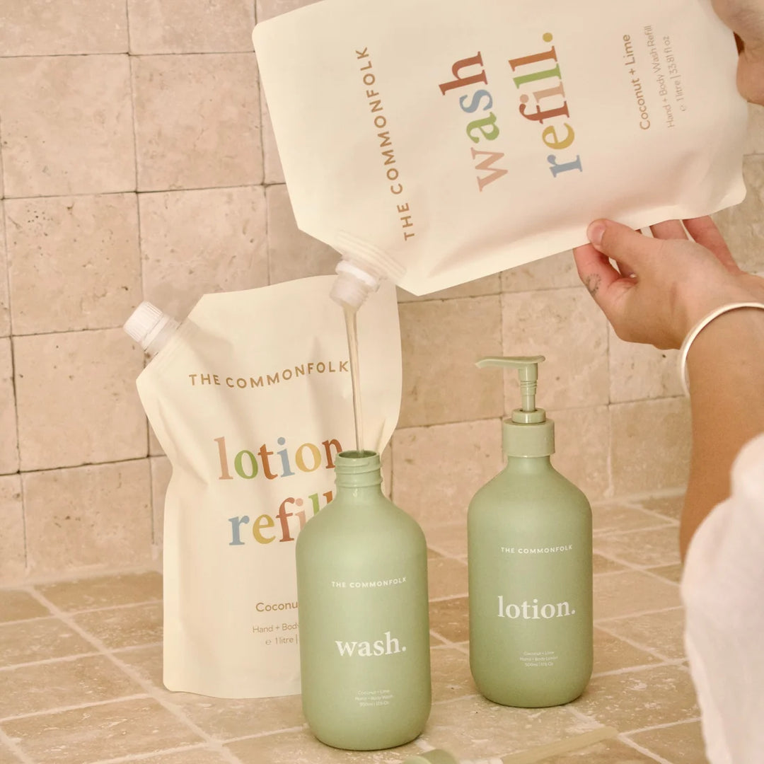 Hand + Body Wash Refill - Mali Coconut + Lime - The Commonfolk
