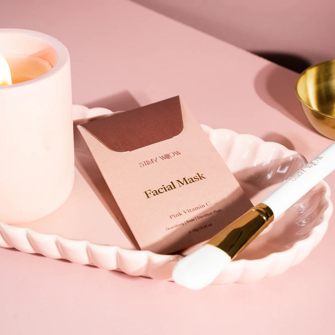 Facial Mask - Pink Vitamin C - Stray Willow