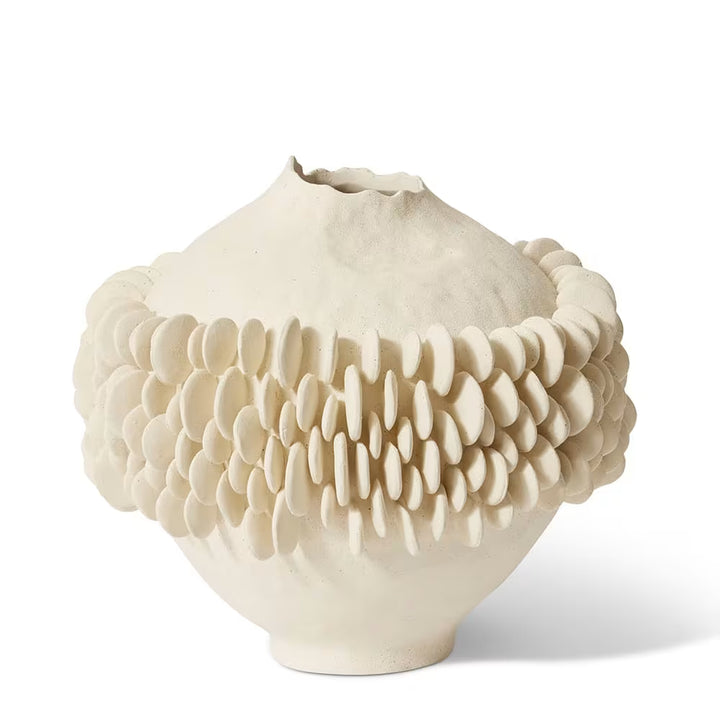 Leander Vessel - Ivory 38x37x33cm