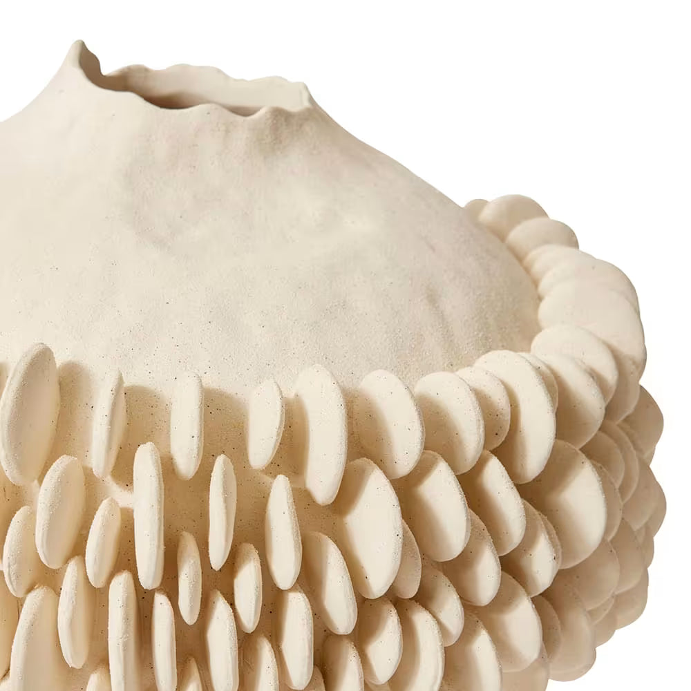 Leander Vessel - Ivory 38x37x33cm