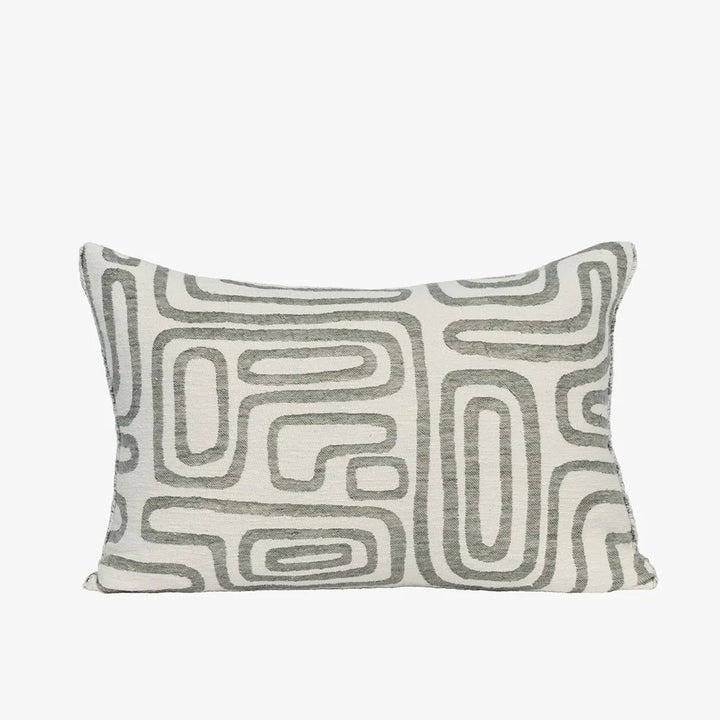 Wander Cushion - White/Pistachio 40x60cm