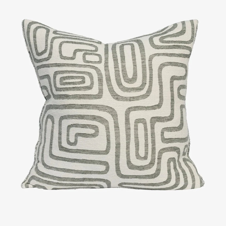 Wander Cushion - White/Pistachio 60x60cm
