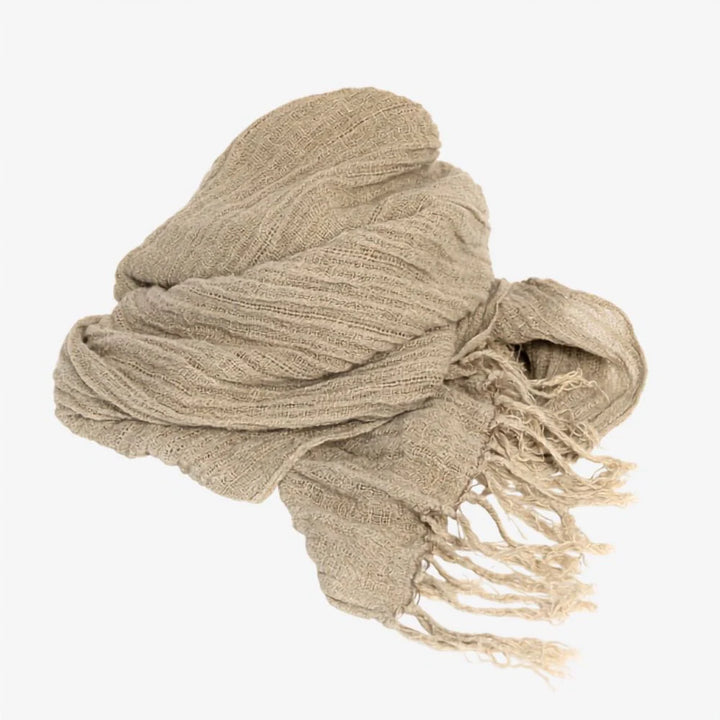 Aira Linen Throw - Pistachio 130x200cm