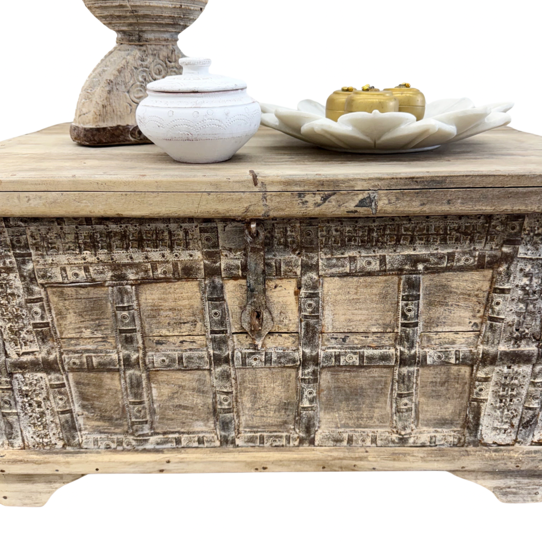 'Reya' Vintage Indian Storage Chest