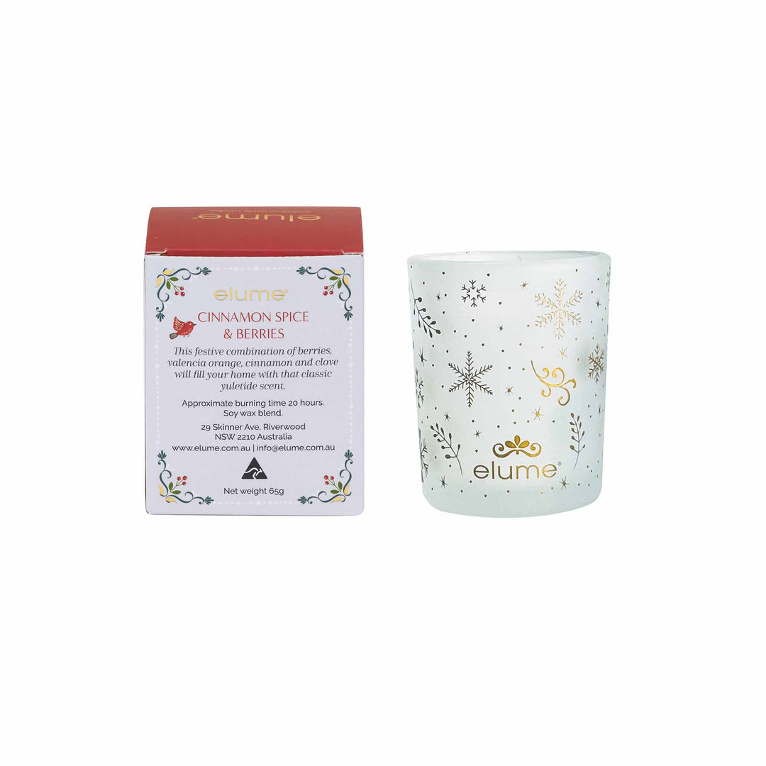 Cinnamon, Spice & Berries Petite Soy Christmas Candle