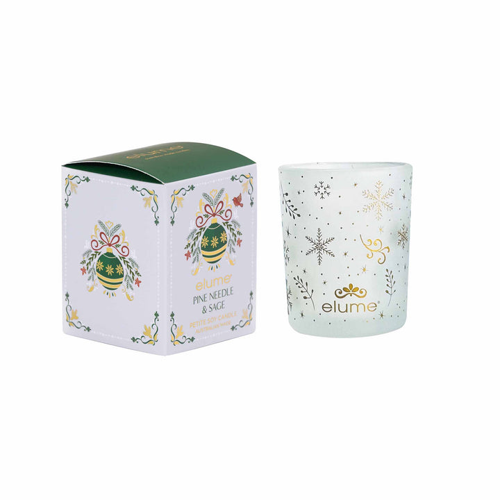 Pine Needle & Sage Petite Soy Christmas Candle