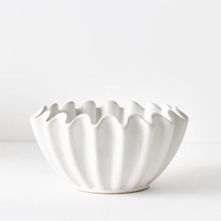 Kaia Bowl - White 15cm x 30cm