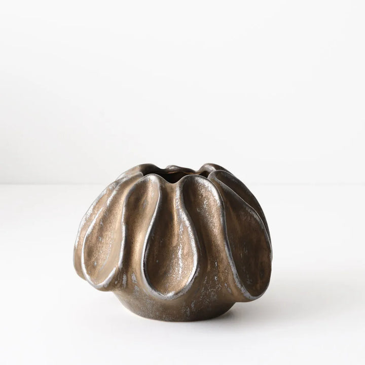 Nampula Vase - Copper (13cmh x 18cmd)