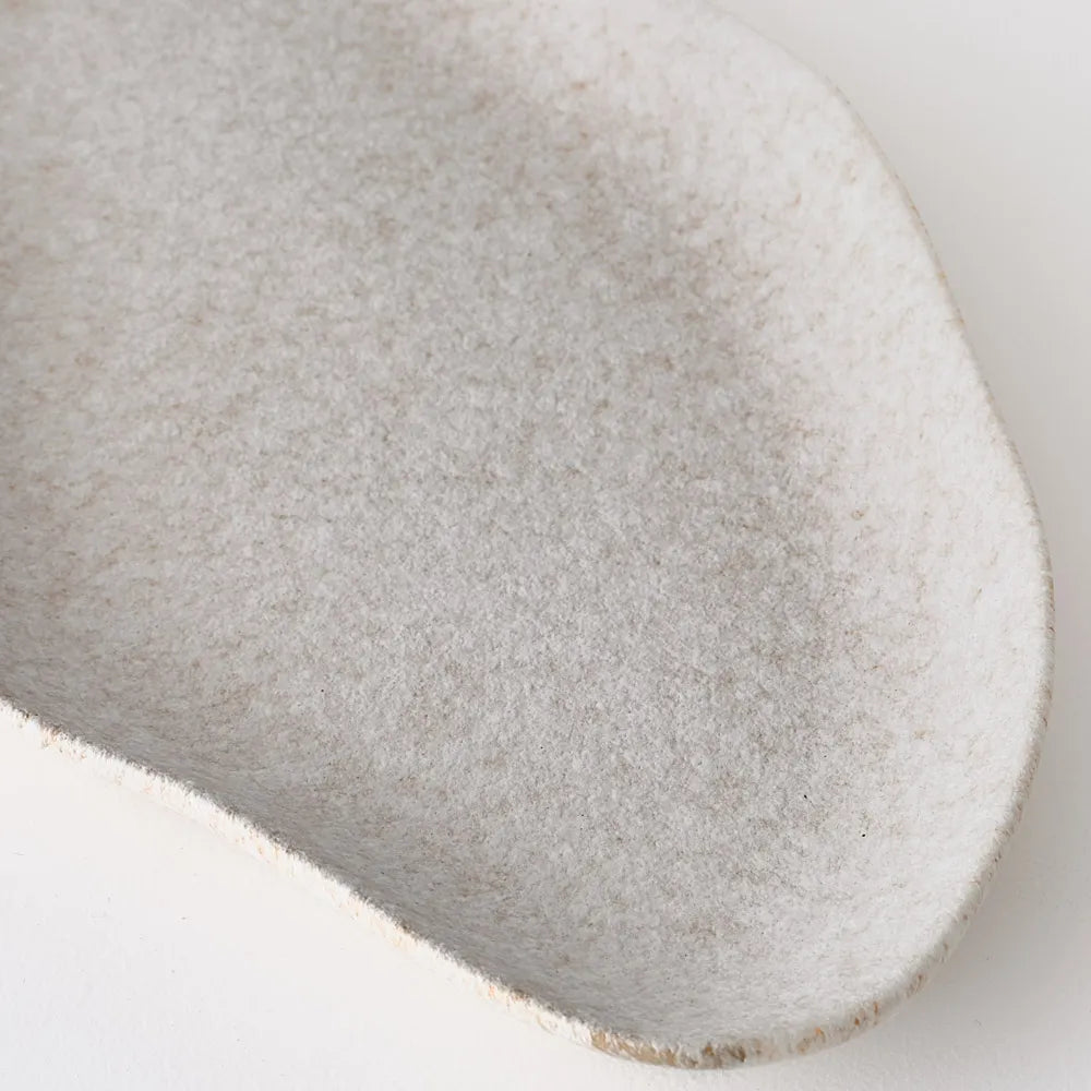 Scarletti Plate - Eggshell