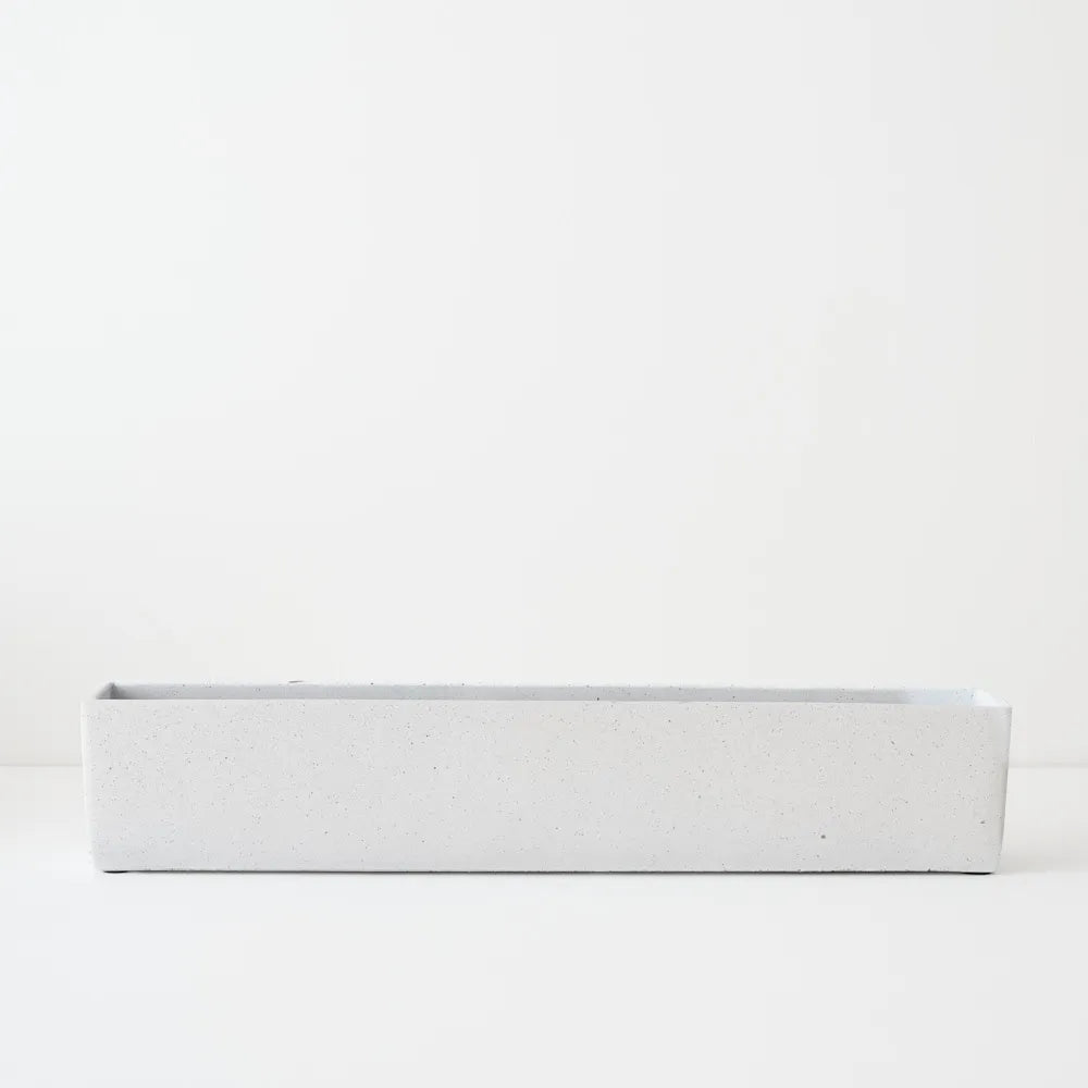 Voss Trough - Whisper White 46x7x9cm