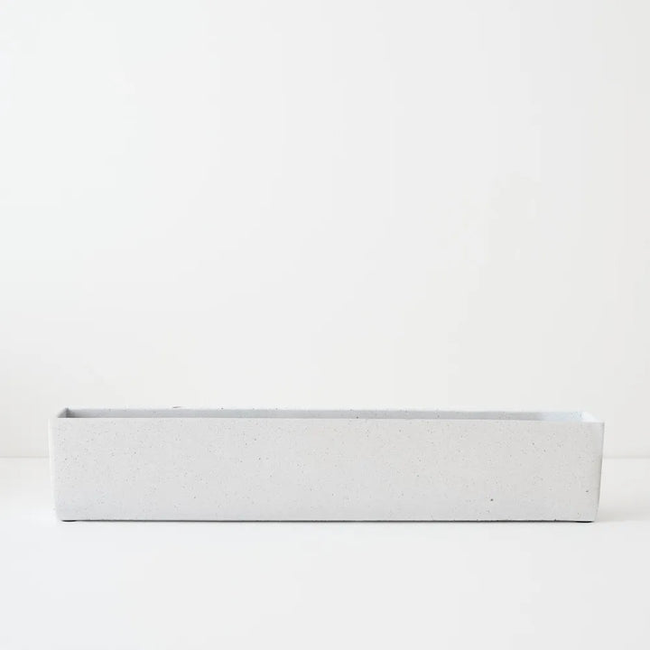Voss Trough - Whisper White 46x7x9cm