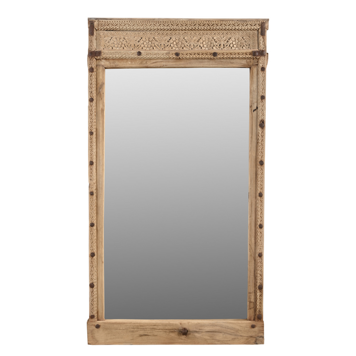 'Dahlia' Vintage Indian Doorframe Mirror