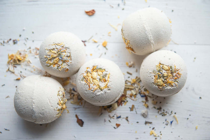 Natural Vegan Bath Bomb | Lemongrass & Green Clay