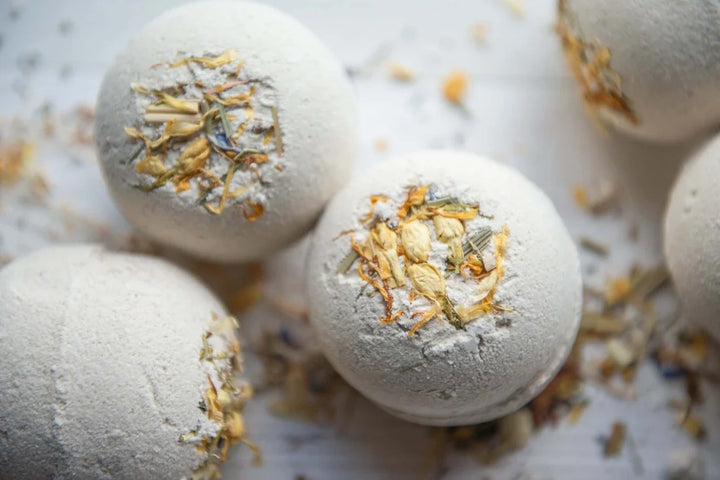 Natural Vegan Bath Bomb | Lemongrass & Green Clay