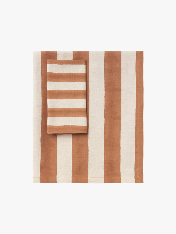 Riviera Terracotta Table Cloth - Grand 150x300cm